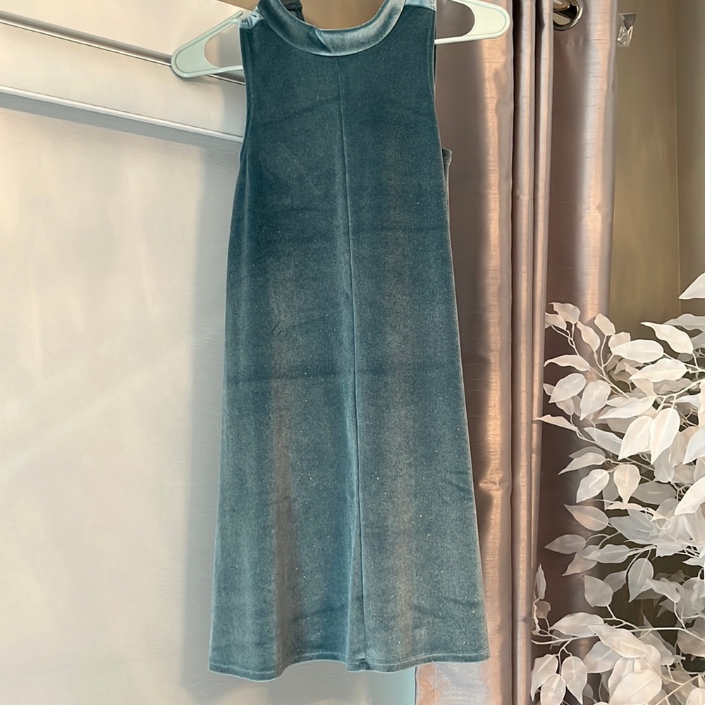 Melrose and market, Velvet sparkle girls, large size 10-12 halter dress